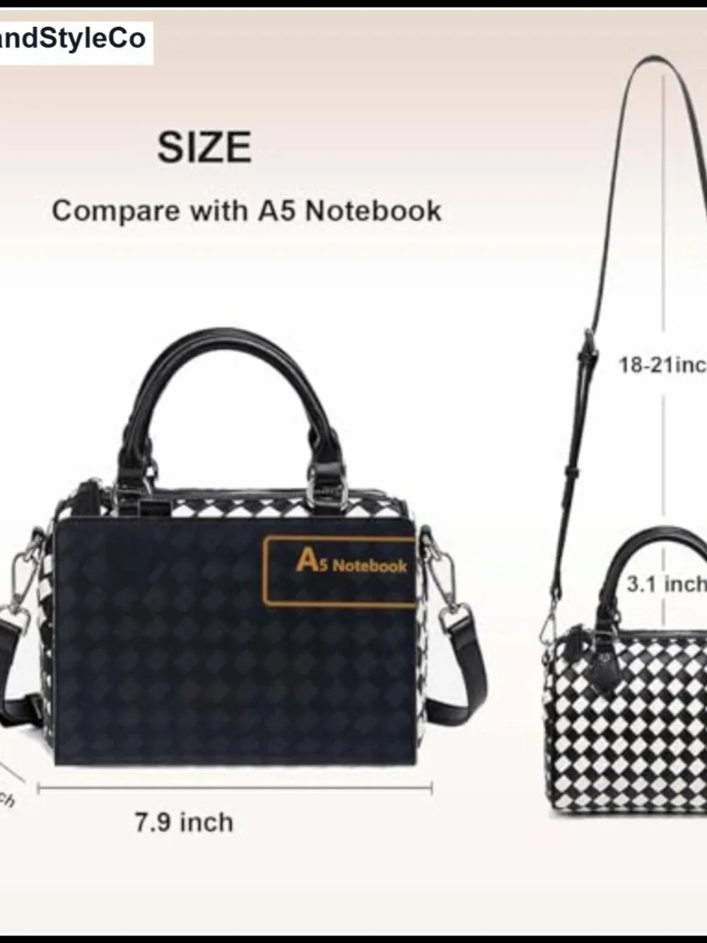 Woven Small Leather Satchel Crossbody Bag Top Handle Purse